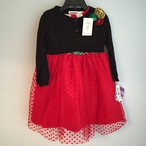 Blueberi Boulevard 2-Piece Dress & Sweater Set NWT